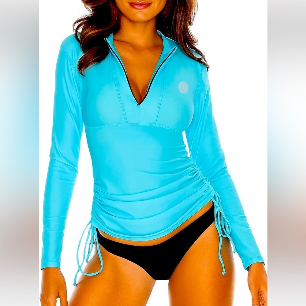 🆕 RELLECIGA Women's Long Sleeve Rashguard | UV Protection Swimsuit Top